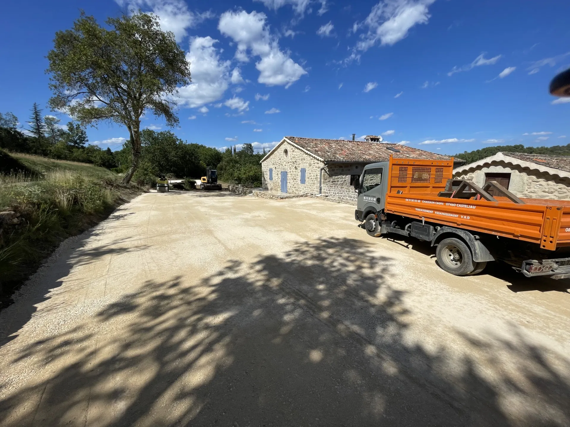 Terrassement, chantier Chassain TP