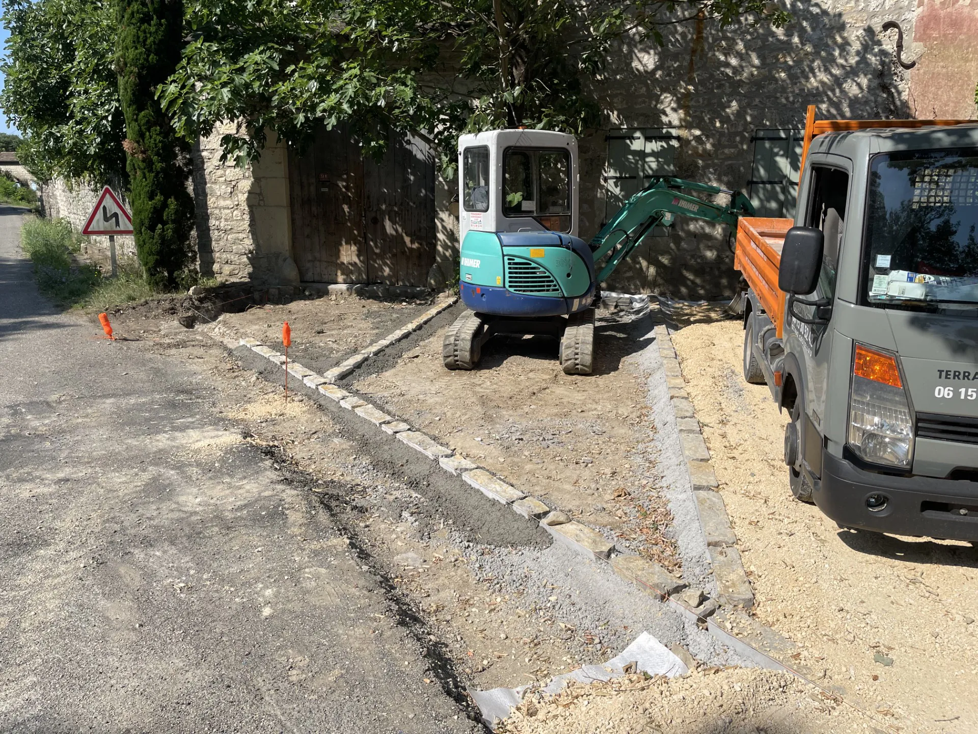 Terrassement à Beaulieu, chantier Chassain TP