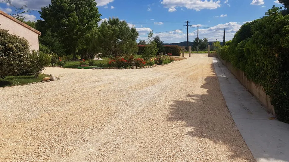 V.R.D., chantier réalisé par Chassain TP en Sud Ardèche