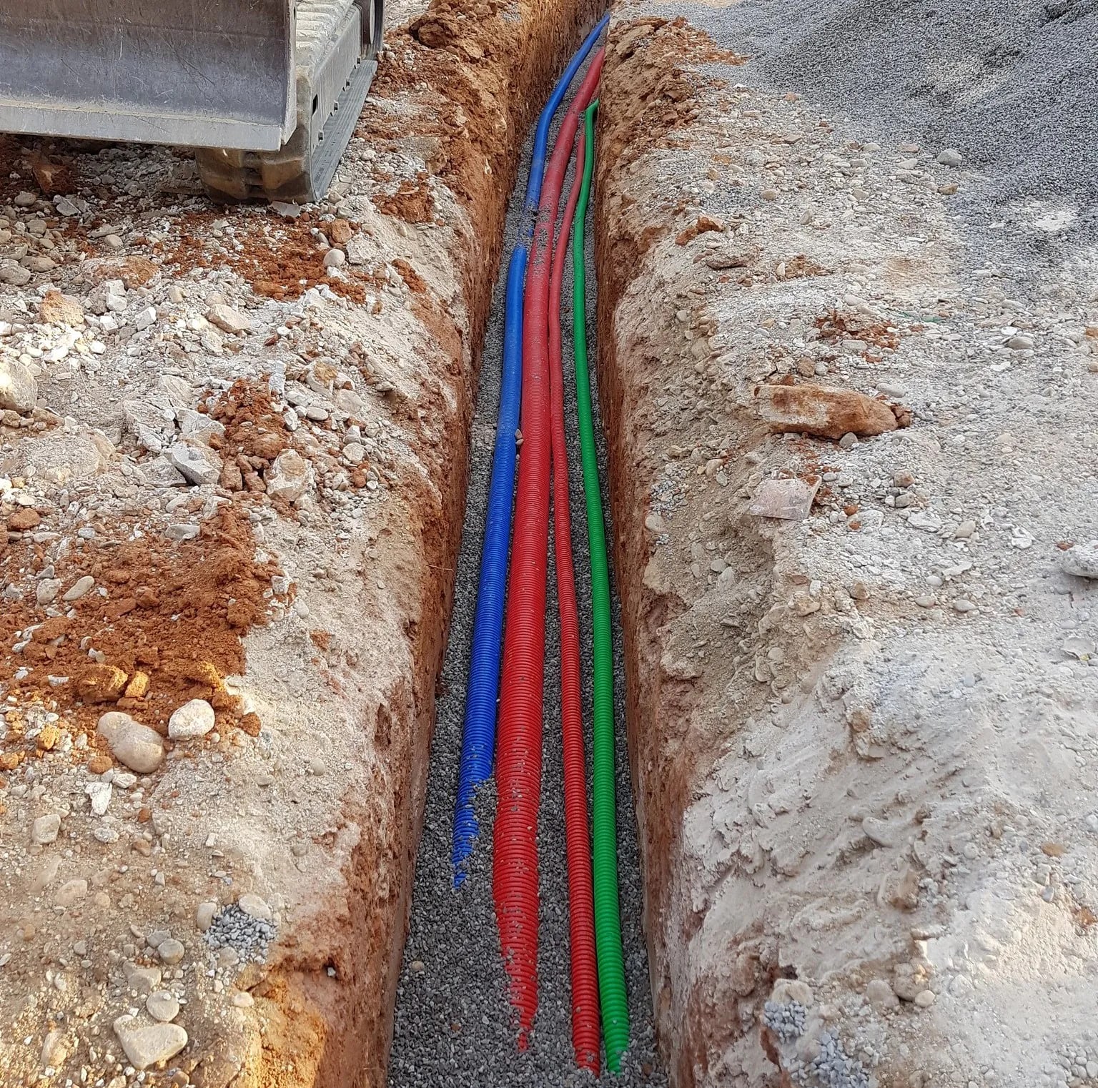 V.R.D., chantier réalisé par Chassain TP en Sud Ardèche