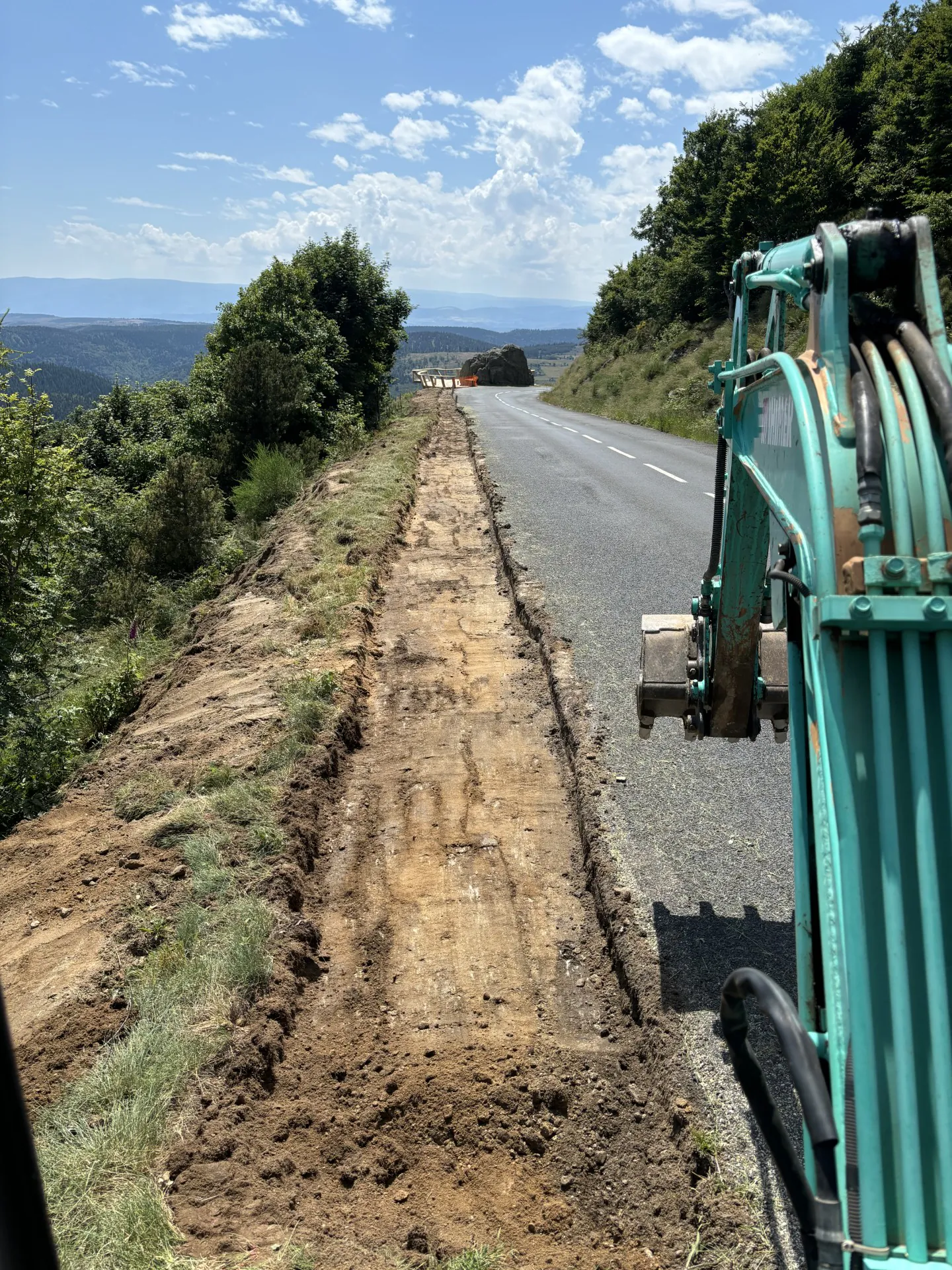 V.R.D., chantier réalisé par Chassain TP en Sud Ardèche