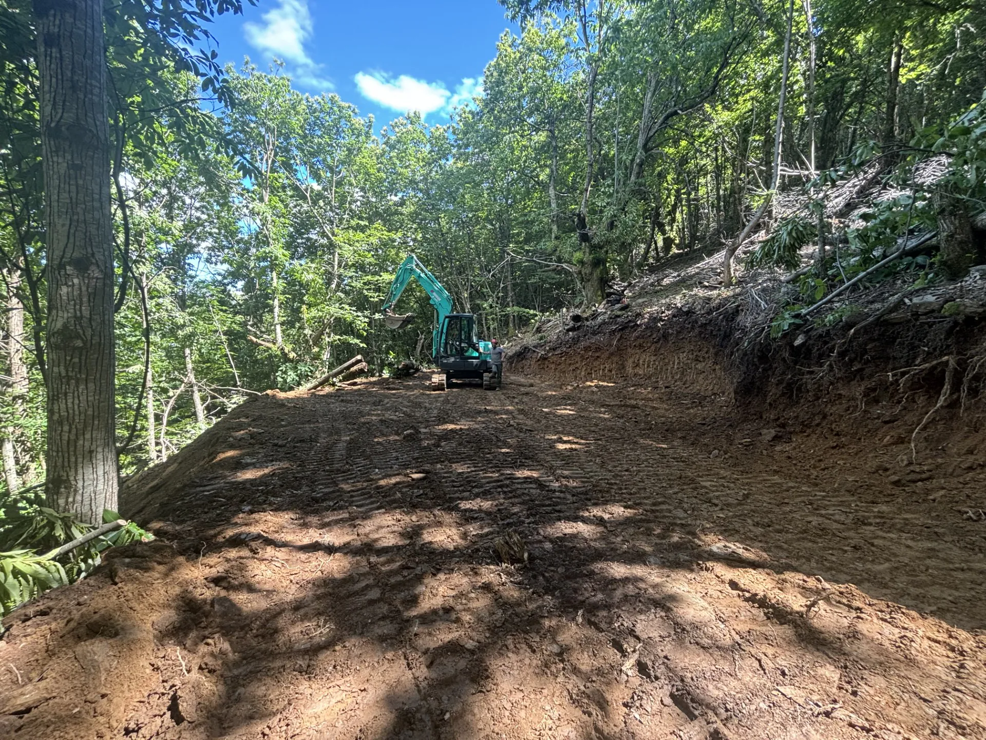 V.R.D., chantier réalisé par Chassain TP en Sud Ardèche