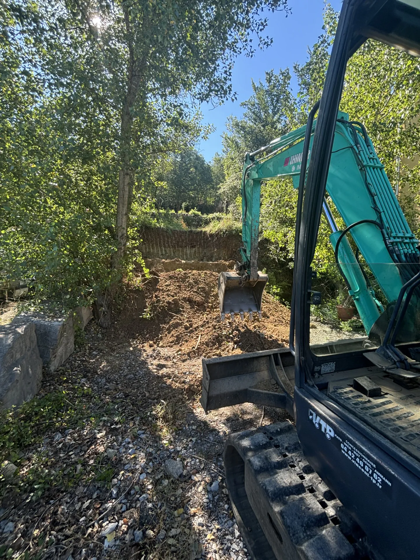 V.R.D., chantier réalisé par Chassain TP en Sud Ardèche