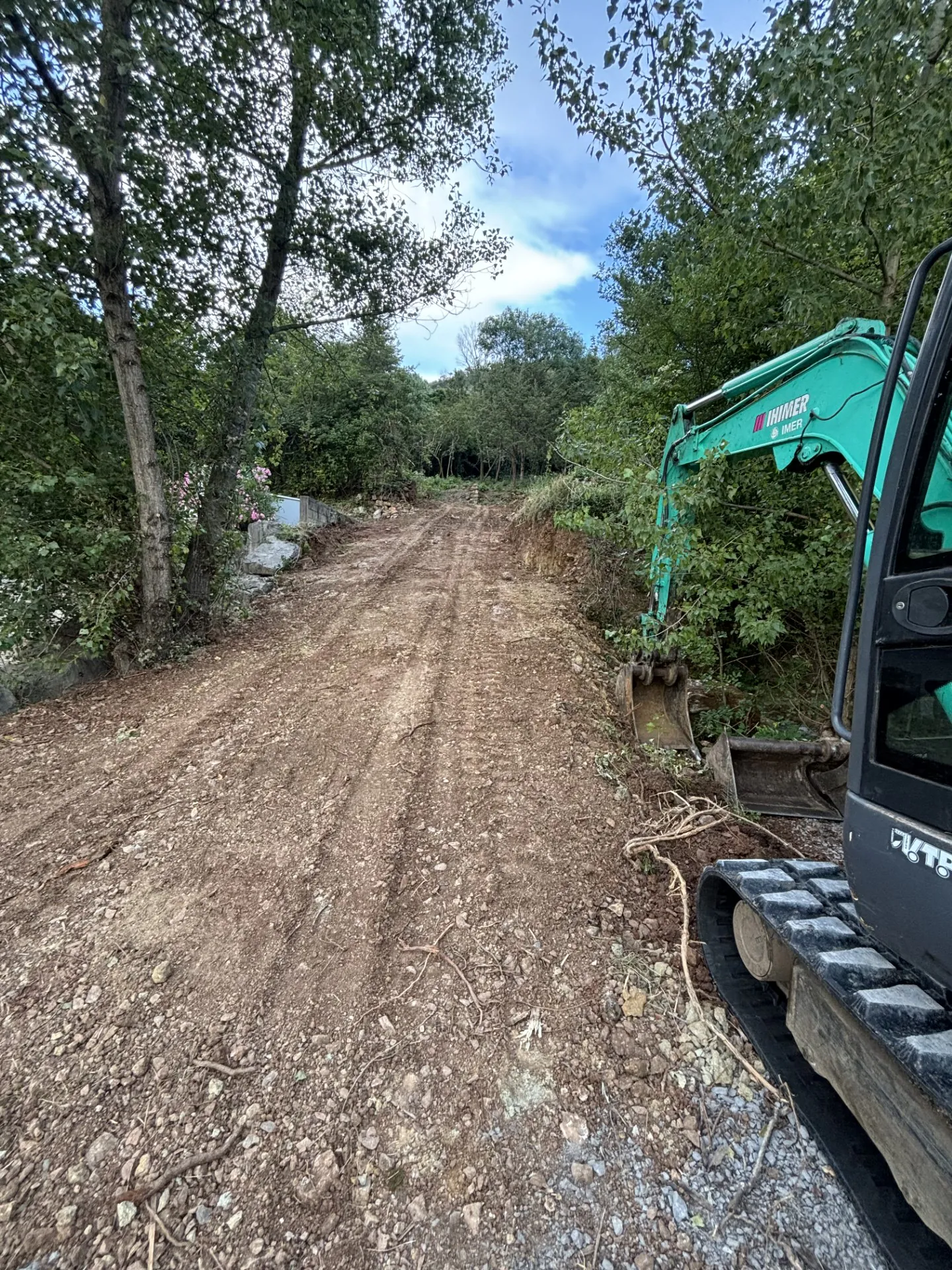 V.R.D., chantier réalisé par Chassain TP en Sud Ardèche