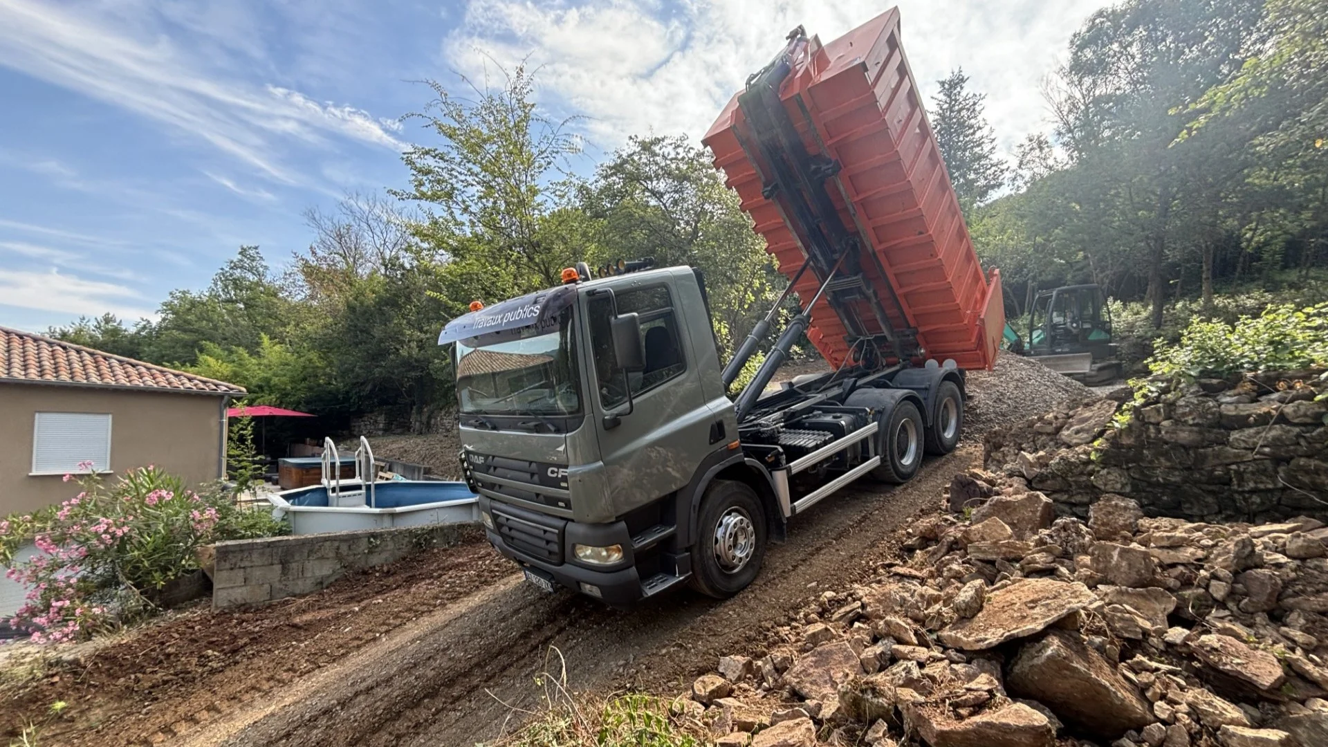 camions chassain travaux publics